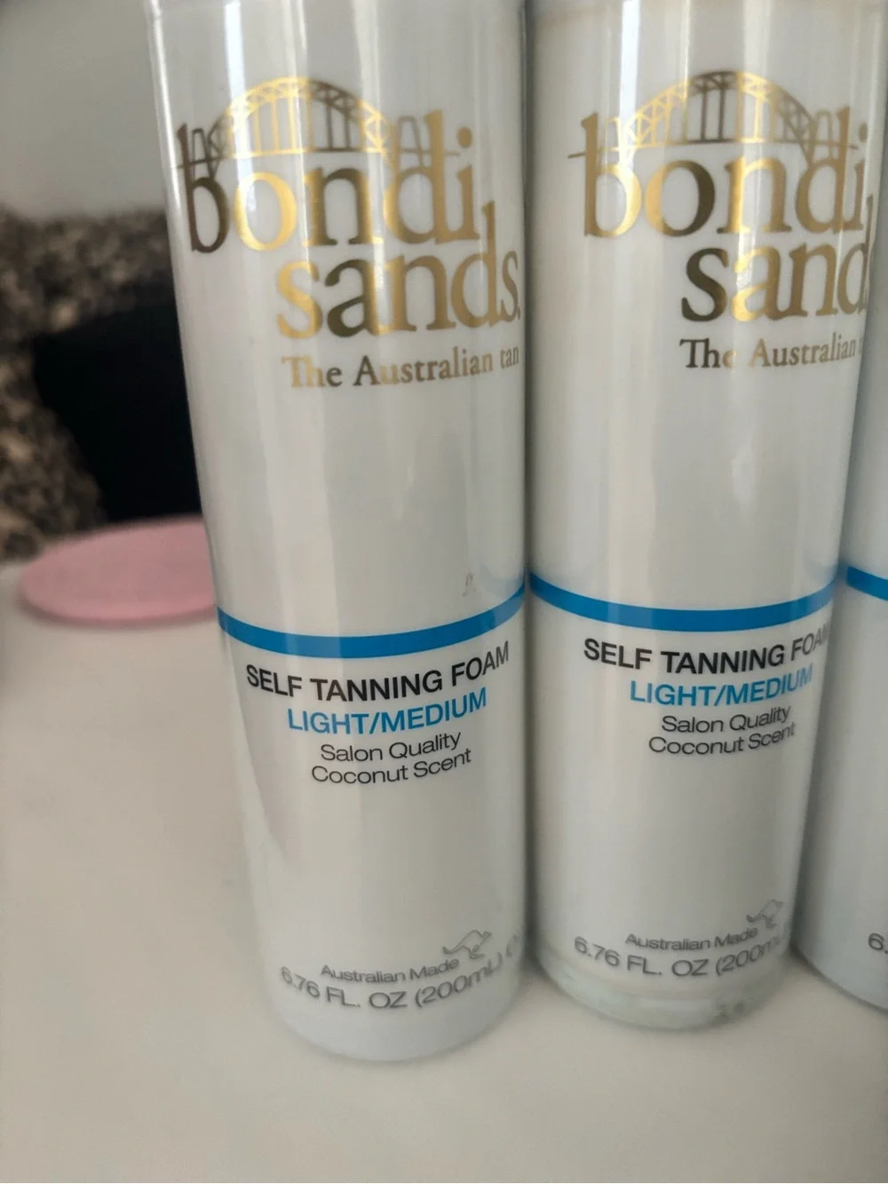 Bondi Sands self tanning foam light/medium and mitt
